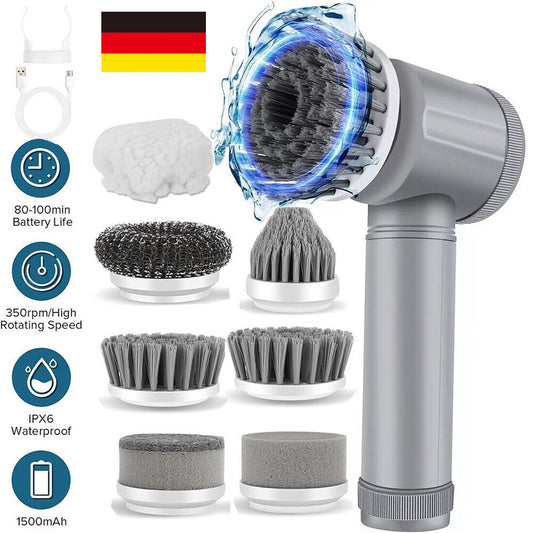 Revolutionary Rechargeable Electric Cordless Cleaning Brush - Turbo Scrub for Effortless Cleaning!